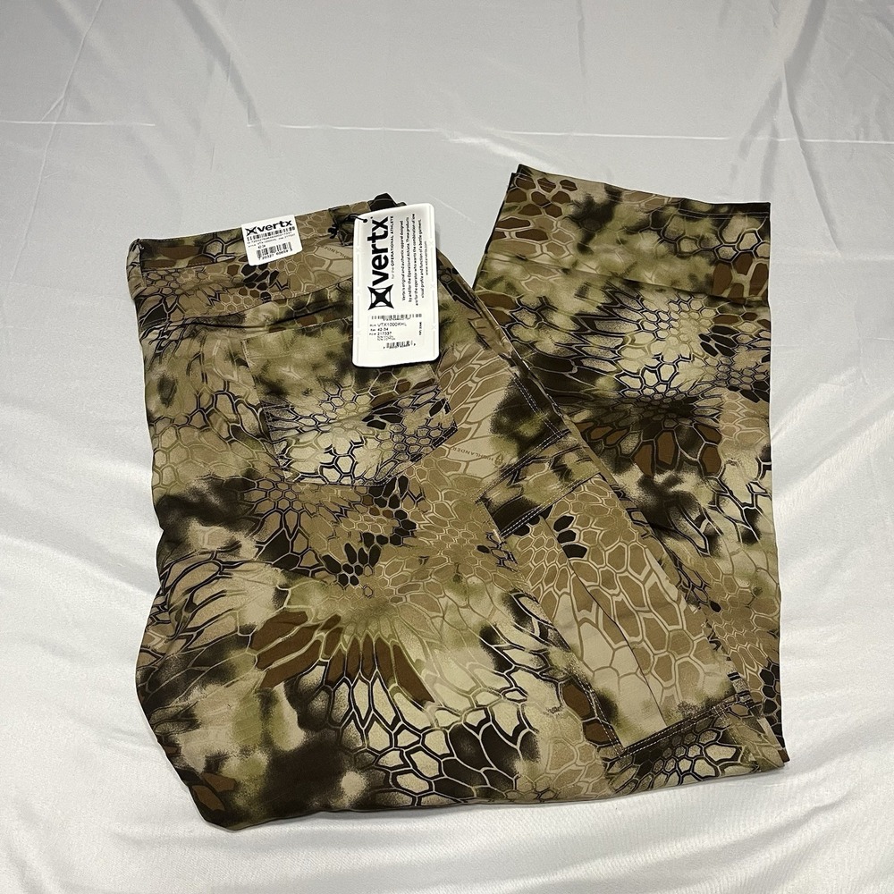 Vertx Camo Pants Men's 42x34 Kryptek Highlander Brown Pattern NWT